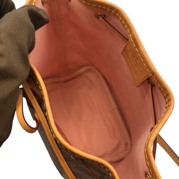 Louis Vuitton Nano Noe Damier Azur Canvas Shoulder Bag - Picture 10 of 12